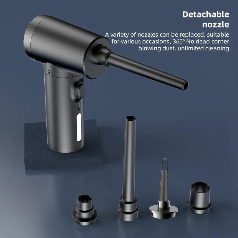 Xiaomi Wireless Air Duster 50000 RPM Dust Blowing Gun USB